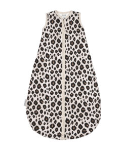 Meyco Zomerslaapzak Rond - Leopard - Sand Melange - 110 cm