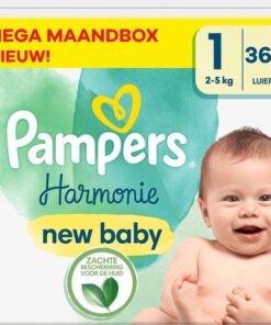 Pampers - Harmonie - Maat 1 - Mega Maandbox - 360 stuks - 2/5 KG