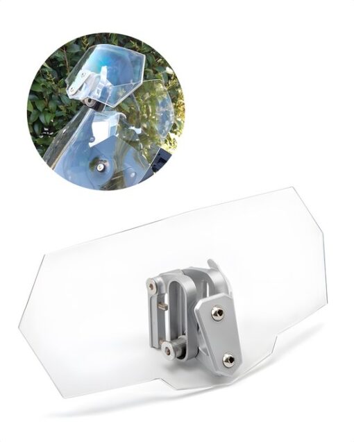 Daily Essentialz Opzetruit - Windscherm Motor / Scooter / Fiets - Opzetruit motor - Spoiler Motor - Windscherm Motor Verhoger - Universele Spoiler