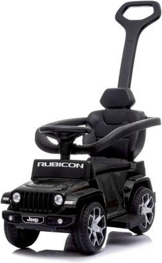 Jeep - Wrangler - loopauto - zwart - 1 tot 3 jaar - kunstofa