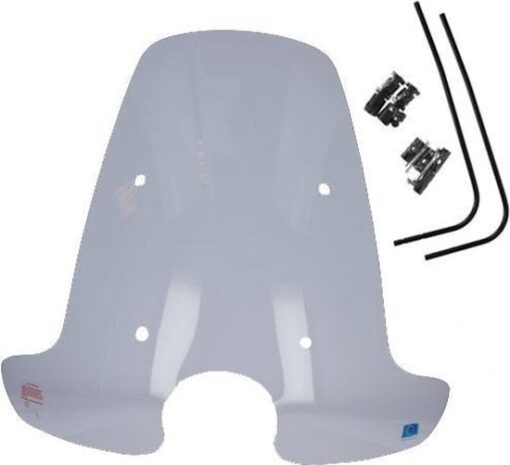 Windscherm hoog+bev.set Peugeot Django 65cm smoke