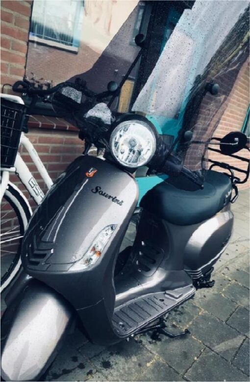 WINDSCHERM SMOKE BTC RIVA / AGM VX50 / SENZO RIVA / LUX IVA / LA SOURIS VESPELINI SOURINI / GTS TOSCANA 72 CM | A-Klasse | Gratis Verzending