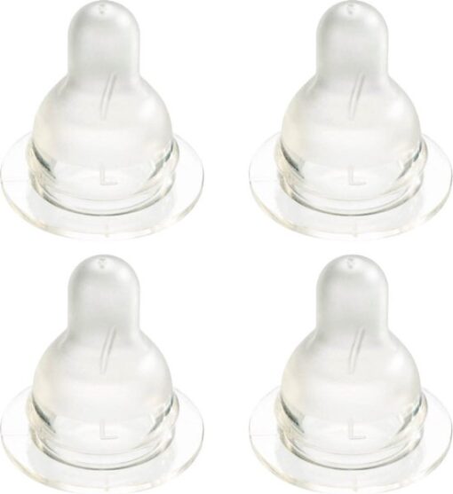 Difrax Flessenspeen Natural - Large - 4 stuks