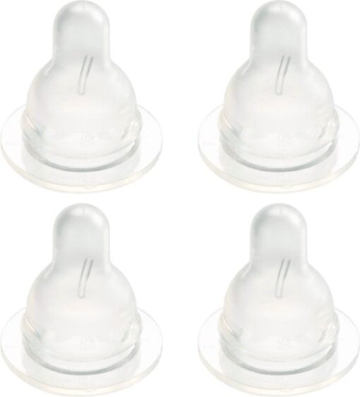 Difrax Flessenspeen Natural - Maat Small - 4 stuks