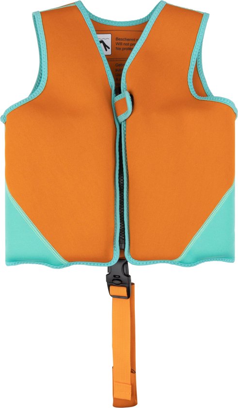 Swim Essentials Zwemvest Kind - Oranje/Groen - 18-30 kg - 3-6 jaar