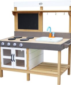 AXI Rosa Zand & Water Speelkeuken Groot - Incl. 17 accessoires - Modder Keuken