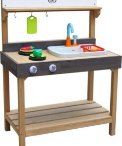 AXI Rosa Zand & Water Speelkeuken Medium - Incl. 17 accessoires - Modder Keuken