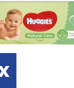 Huggies Natural Care Billendoekjes - 6 x 56 doekjes (336 doekjes)