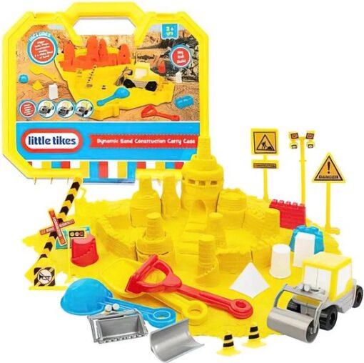 Kinetische zandset met accessoires in een koffer, Little Tikes