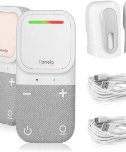 Lionelo Babyline 2.2 Digitale Babyfoon - Tweerichtingscommunicatie - 400m Bereik - Nachtlampje - Veilige FHSS Codering - Compact en Praktisch