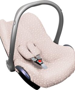 Maxi Cosi hoes Pebble Cabriofix Citi - Autostoelhoes Groep 0 - Zacht Katoen - Met Waterdichte Voering ter Bescherming van je Autostoel - Perfecte Pasvorm - Combineer met de Bijpassende Ukje Zonnekap Voetenzak en Gordelbeschermer - Beige