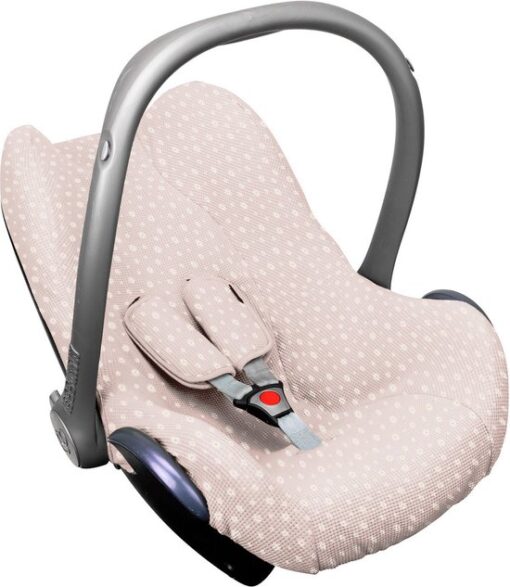 Maxi Cosi hoes Pebble Cabriofix Citi - Autostoelhoes Groep 0 - Zacht Katoen - Met Waterdichte Voering ter Bescherming van je Autostoel - Perfecte Pasvorm - Combineer met de Bijpassende Ukje Zonnekap Voetenzak en Gordelbeschermer - Beige