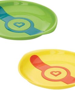 Munchkin Kinderservies - White Hot Warmtegevoelige Bordjes - Eetschaaltjes - Per 2 Stuks - Vanaf 12 Maanden - Magnetronbestendig - Vaatwasserbestendig - 2-delig Serviesset voor Kinderen