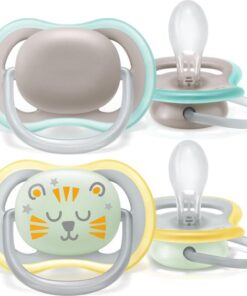 Philips Avent Ultra Air Day & Night 18+ maanden - 2 speentjes – grijs – Voor dag en nacht SCF349/26