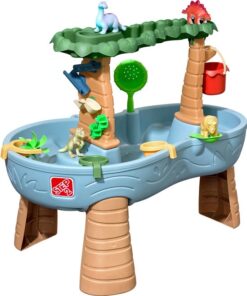 Step2 Dino Showers Watertafel - incl. 13-delig accessoireset - Waterspeelgoed voor kind - Activiteitentafel met water voor de tuin / buiten