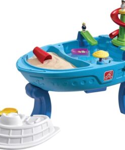 Step2 Fiesta Cruise Boot Watertafel - Met Deksel en 10 accessoires - Waterspeelgoed voor kind - Activiteitentafel met water voor de tuin / buiten