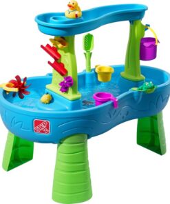 Step2 Rain Showers Splash Pond Watertafel - Met 13-delig accessoireset - Waterspeelgoed voor kind - Activiteitentafel met water voor de tuin / buiten