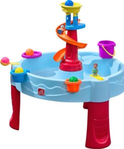 Step2 Spiral Slide Watertafel – Met 13-delige accessoireset - Waterspeelgoed voor kind - Activiteitentafel met water voor de tuin / buiten