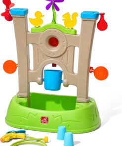 Step2 Waterpark Arcade Waterspeelgoed - Watertafel met Waterrad en Waterspuit en accessoires zoals doelwitten, spinners, bekers en meer - Activiteitentafel voor de tuin