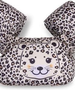 Swim Essentials - Puddle Jumper Zwemvest - Beige Panterprint - 2-6 jaar - 15-30 kg