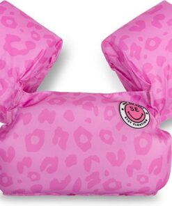 Swim Essentials - Puddle Jumper Zwemvest - Roze Panterprint - 2-6 jaar - 15-30 kg