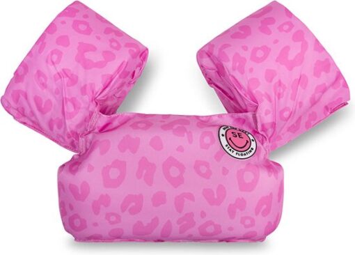 Swim Essentials - Puddle Jumper Zwemvest - Roze Panterprint - 2-6 jaar - 15-30 kg