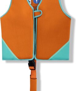 Swim Essentials Zwemvest Kind - Oranje/Groen - 18-30 kg - 3-6 jaar