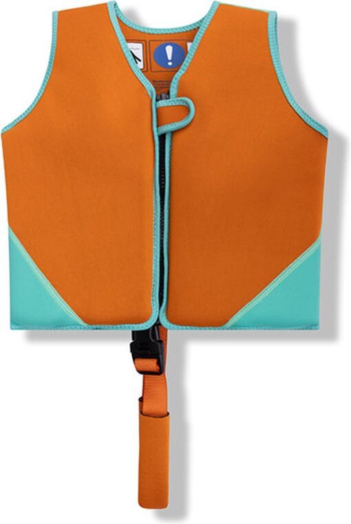 Swim Essentials Zwemvest Kind - Oranje/Groen - 18-30 kg - 3-6 jaar