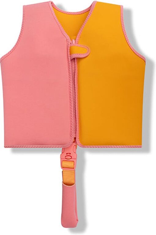 Swim Essentials Zwemvest Kind - Oranje Roze - 18-30 kg - 3-6 jaar