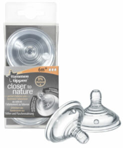 Tommee Tippee Closer to Nature Flesspeen 6+ mnd 2 stuks