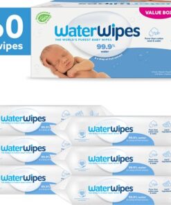 WaterWipes Billendoekjes Bio - 6 x 60 stuks - 360 doekjes