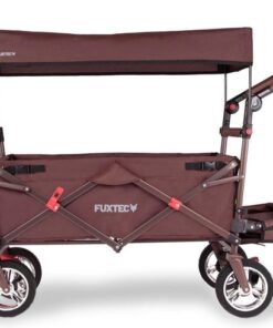 FUXTEC Bolderkar CT800 - opvouwbaar - bruin