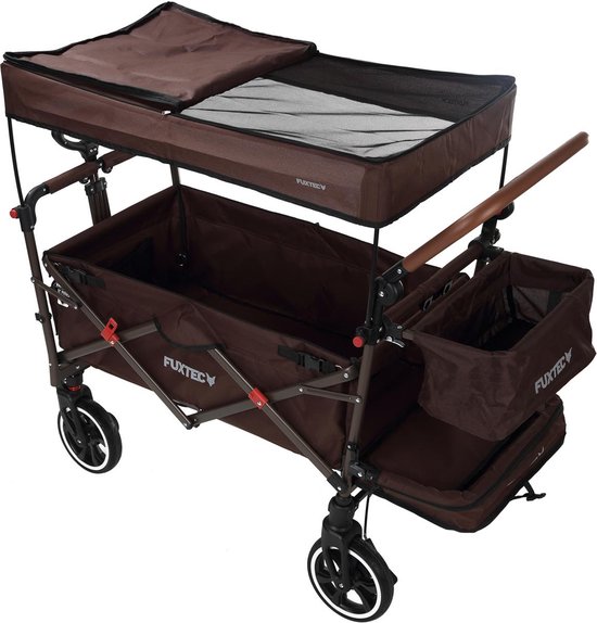 FUXTEC Bolderkar FX-CT850 - Opvouwbaar - bruin