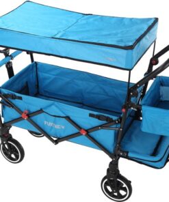FUXTEC Bolderkar FX-CT850 - Opvouwbaar - turkoois / blauw