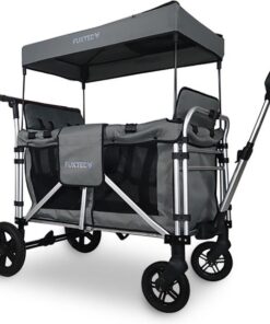 FUXTEC Bolderkar FX-CTXL900 - Opvouwbaar - grijs - nu voor maximaal 4 kinderen