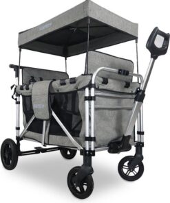 FUXTEC Bolderkar FX-CTXL900 - Opvouwbaar - premium grijs - nu voor maximaal 4 kinderen