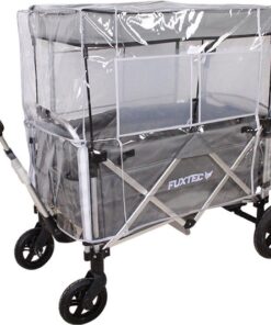 FUXTEC Regenhoes transparant voor Bolderkar CTL900