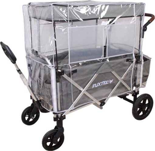 FUXTEC Regenhoes transparant voor Bolderkar CTL900