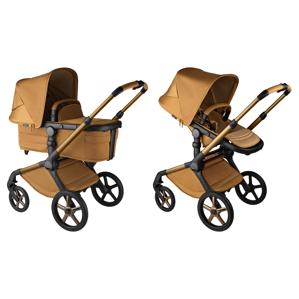 Kinderwagen Bugaboo Fox5 Compleet Noir Limited Edition Amber Glow