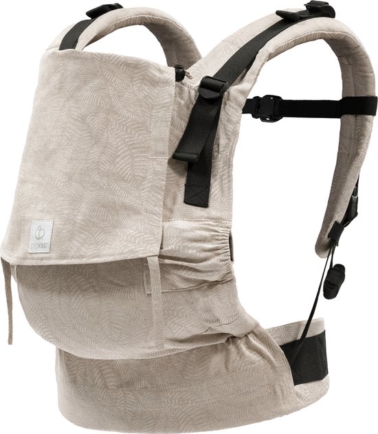 Stokke Limas Carrier Flex, Floral Beige - 2023-versie (OCS) - Babydrager met volledige gesp - Drie draagopties - Veilig voor baby's van 1 maand/4 kg tot 20 kg