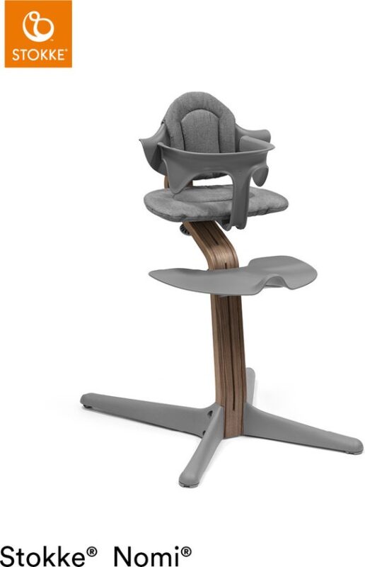 Stokke® Nomi® Kinderstoel - Walnut - Grey