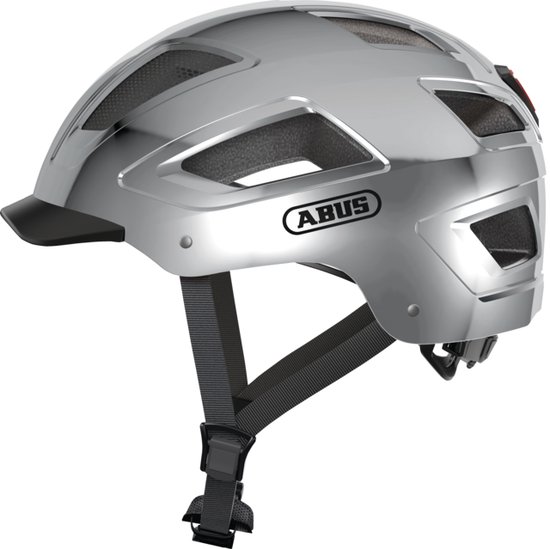 Abus Hyban 2.0 stadsfietshelm - Signal Silver M