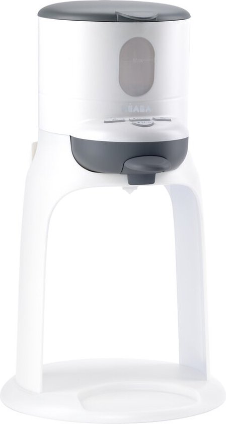 Béaba Bib'Expresso® Flessenbereider - Snelle Babyfles Bereiding - 30s Opwarmtijd - Instelbare Temperatuur - Flessenwarmer - Bain-Marie Functie - Wit