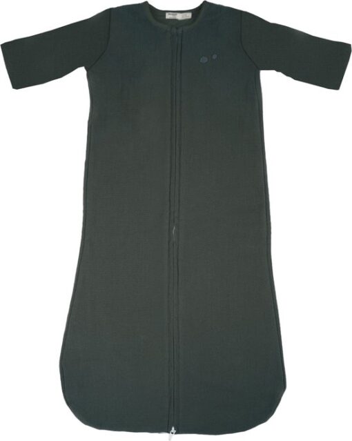 Baby 4 Seizoenen Slaapzak 0-6 mnd - Winterslaapzak & Zomerslaapzak 100% biologisch katoen - TOG 3.0 Dark Green - Groen - Snoozebaby