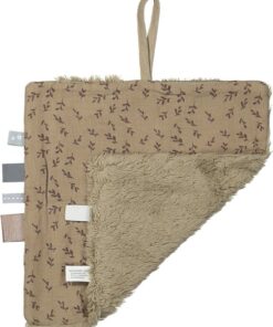 Baby Knuffeldoekje - Speendoekje 100% biologisch katoen - Comfortdoekje 25 x 25cm - Hazel Brown - Bruin - Snoozebaby