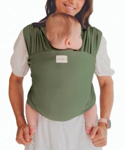 Babylonia draagdoek - Tricot-Slen Organic - Olive Green - Olijf groen