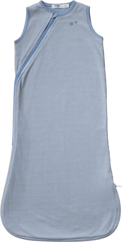 Baby Slaapzak 0-6 mnd - Lente- & Zomerslaapzak biologisch katoen - TOG 1.0 Fresh Blue - Blauw - Snoozebaby