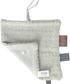 Baby Speendoekje 15 x 15cm - Knuffeldoekje 100% biologisch katoen - Comfortdoekje Mystic Mint - Groen - Snoozebaby