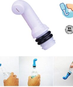 Bidet Nozzle Clean Bum - Mobiele Bidet (Wit) - Shattaf - Maakt van iedere fles een Bidet - Douche WC - Optimale Hygiëne