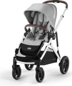 Cybex Gazelle S - Kinderwagen - Stone Grey - Silver Frame